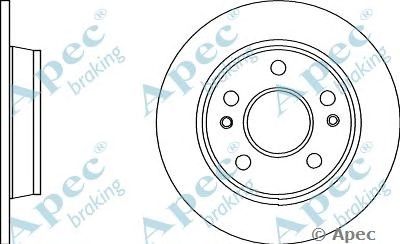 APEC BRAKING dsk2950 -  Тормозной диск